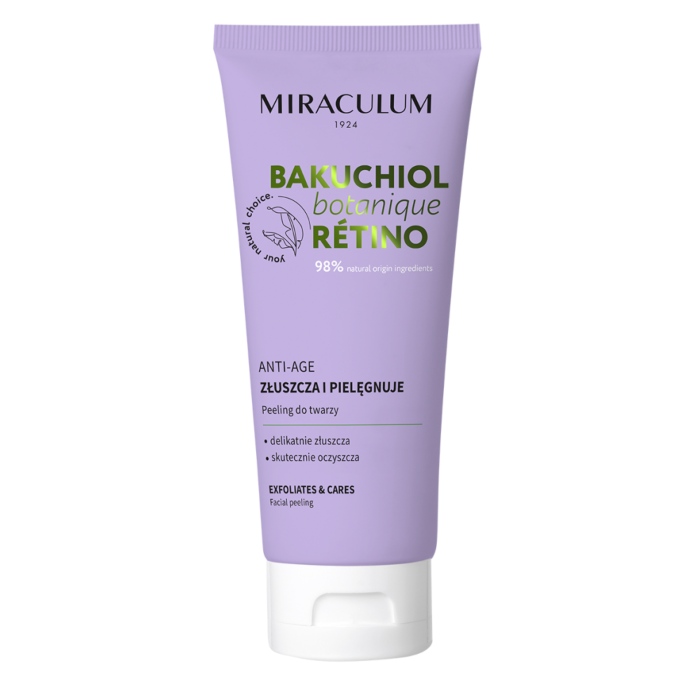 Piling za lice sa dodatkom bambusa u prahu 100ml - Miraculum Bakuchiol | Kozmo