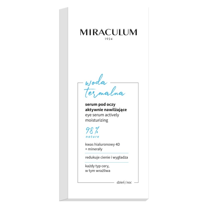 Hidratantni serum za predeo oko očiju na bazi termalne vode MIRACULUM  100% Vegan 20ml | Kozmo