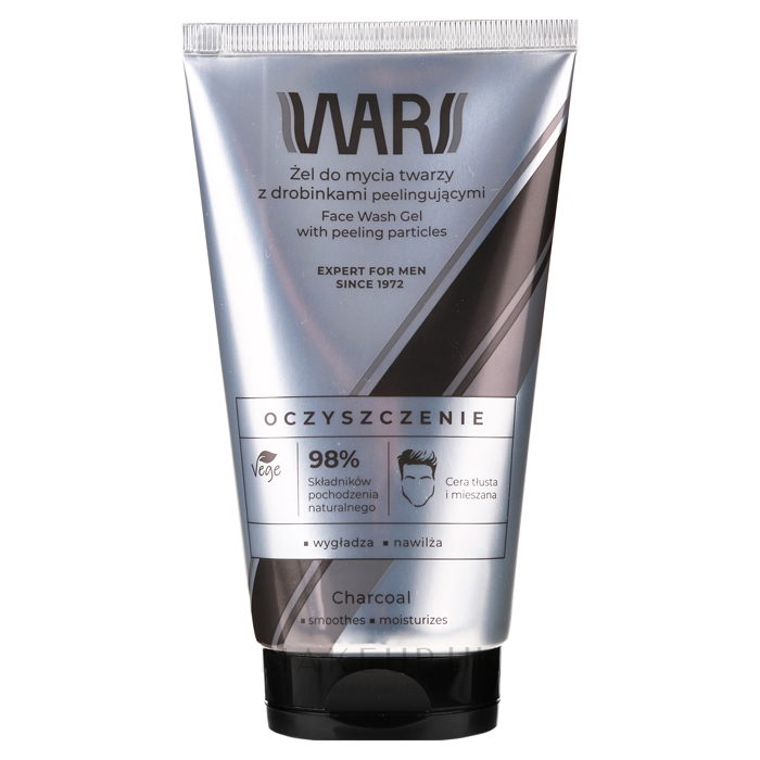 Gel za umivanje lica WARS EXPERT sa česticama pilinga 150ml | MIRACULUM | Kozmo