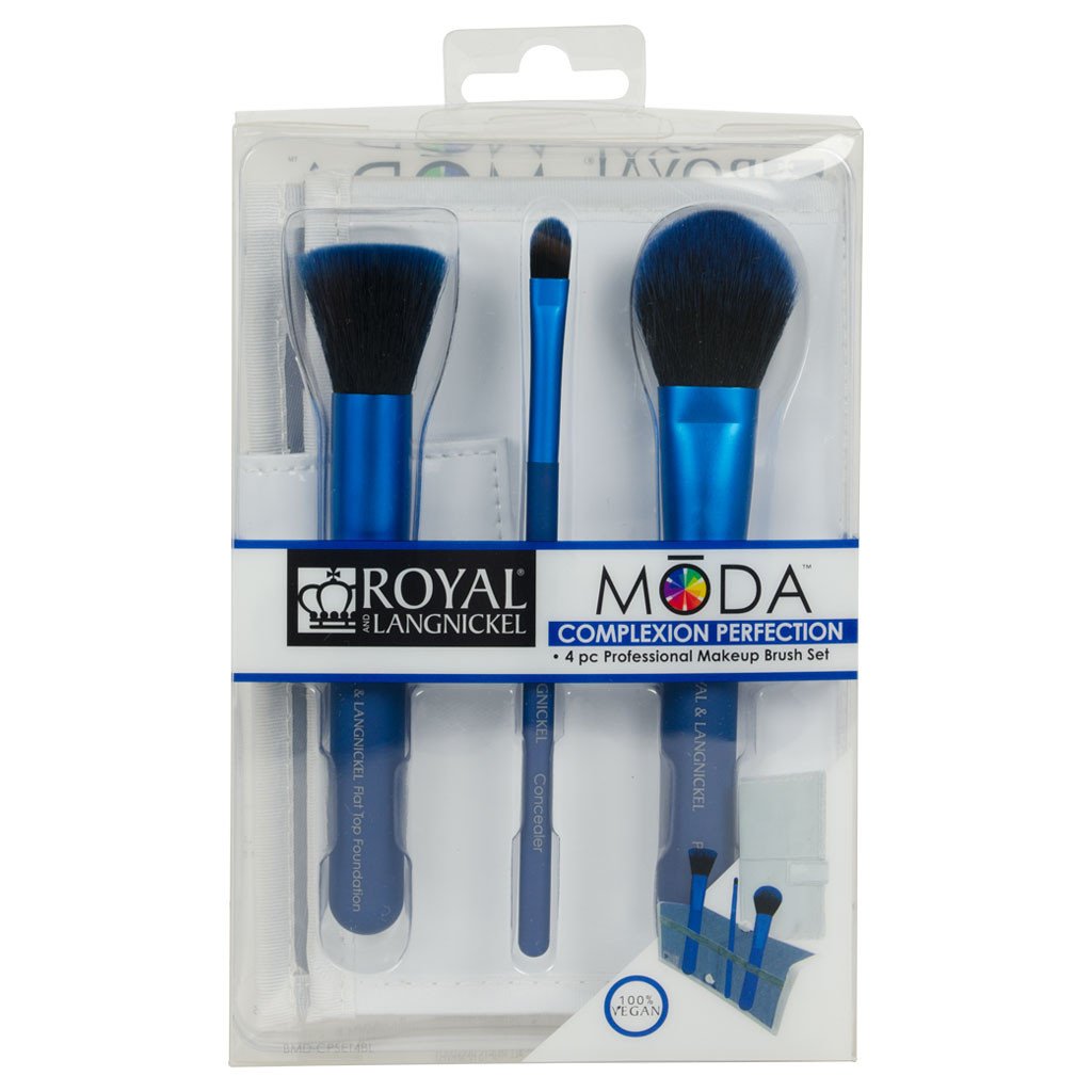 Set četkica za šminkanje savršen ten - plavi | MODA | Kozmo