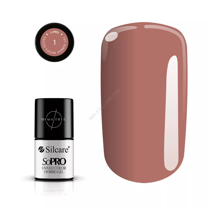 SoPro Rich Color Hybrid Gel Trajni gel lak za nokte UV/LED - 001 5902560546927| SILCARE | KOZMO