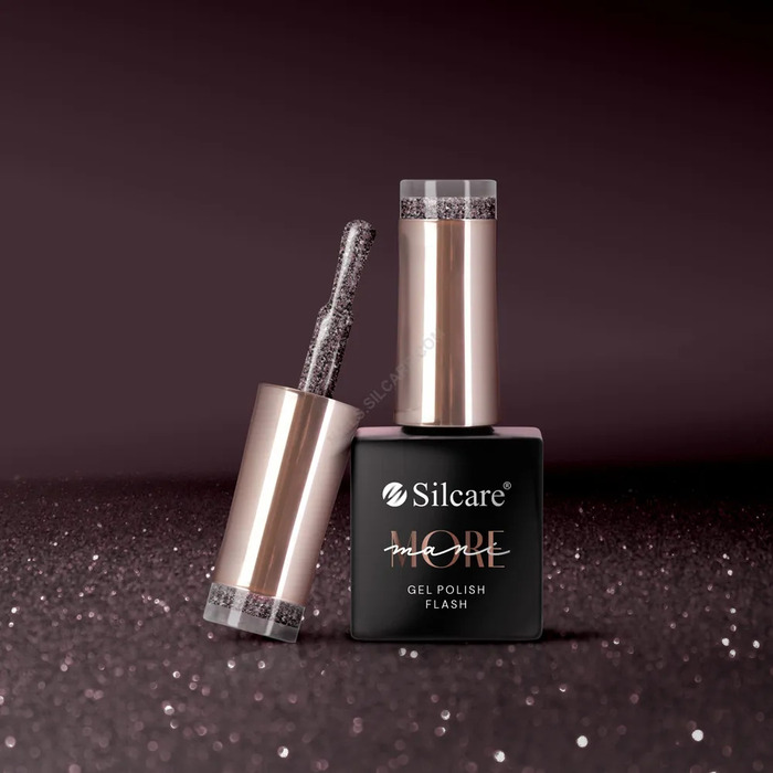ManiMore Gel Polish FLASH ROSE BLACK Trajni gel lak za nokte UV/LED - 5902560555912| SILCARE | KOZMO