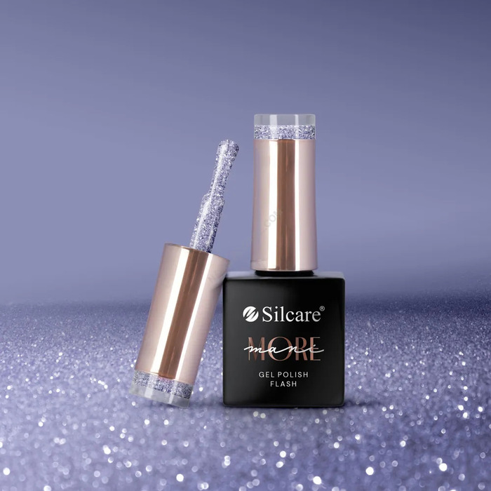 ManiMore Gel Polish FLASH LIGHT BLUE Trajni gel lak za nokte UV/LED - 5902560555967| SILCARE | KOZMO