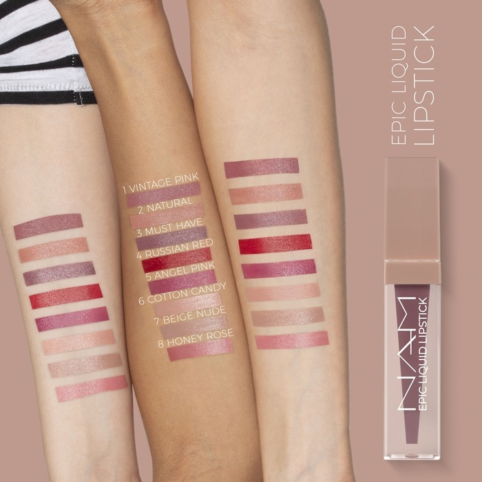Mat tečni ruž za usne Epic Liquid Lipstick Nam | Kozmo - 5901801657316