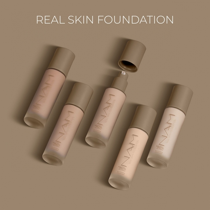 Tečni puder za lice Real Skin Nam | Kozmo - 5901801681472