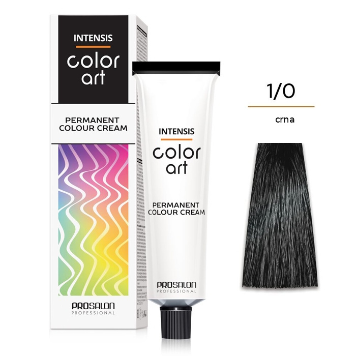 Farba za kosu COLORART - Crna 1/0 100g | CHANTAL PROSALON Professional | Kozmo