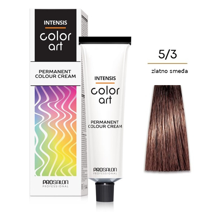 Farba za kosu COLORART - Zlatno braon 5/3 100g | CHANTAL PROSALON Professional | Kozmo