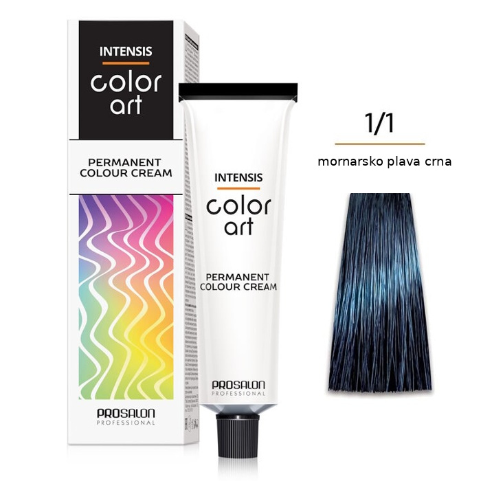 Farba za kosu COLORART - Mornarsko plava crna 1/1 100g | CHANTAL PROSALON Professional | Kozmo
