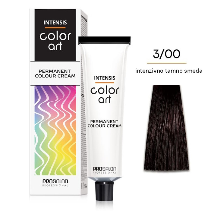 Farba za kosu COLORART - Intezivno tamno smeđa 3/00 100g