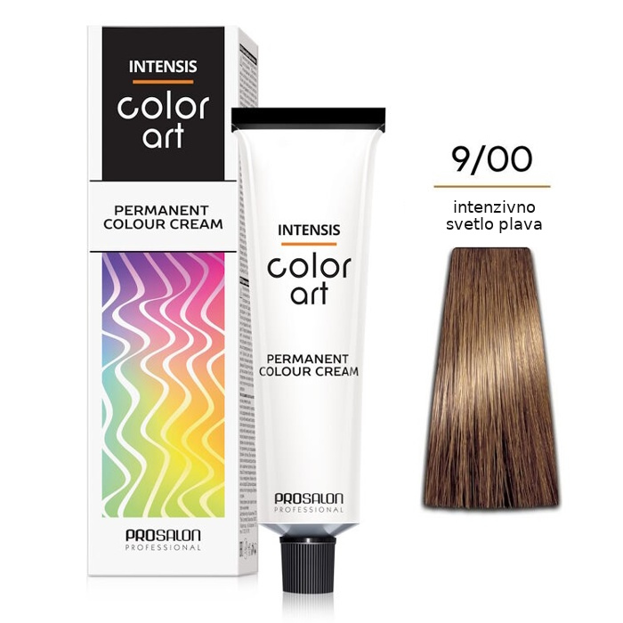 Farba za kosu COLORART - Intezivno svetlo plava 9/00 100g