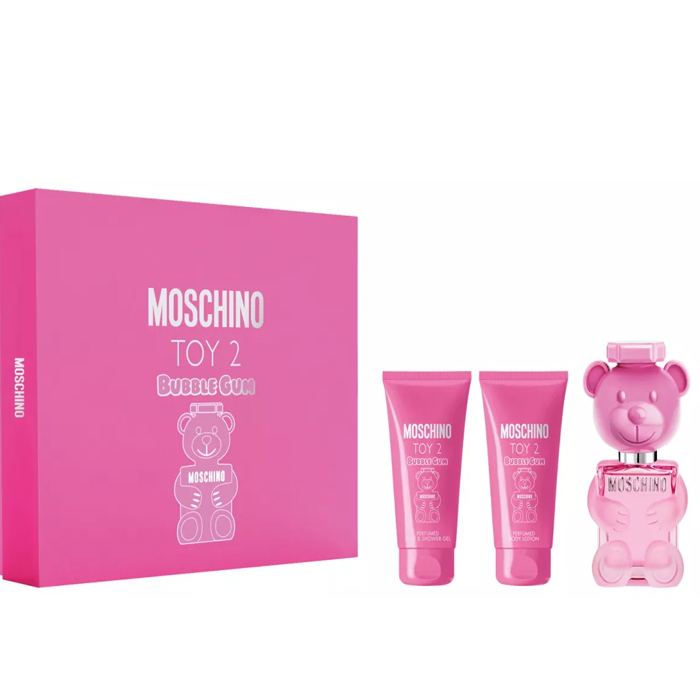 Set Moschino Toy 2 Bubble Gum Edt 50ml + Shower Gel 50ml + Body Lotion 50ml - Kozmo - 8011003893799