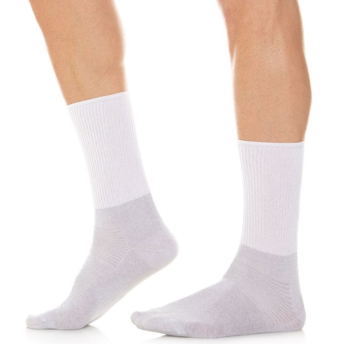 DIABETIC X-STATIC Kratke čarape za dijabetičare sa srebrnim nitima