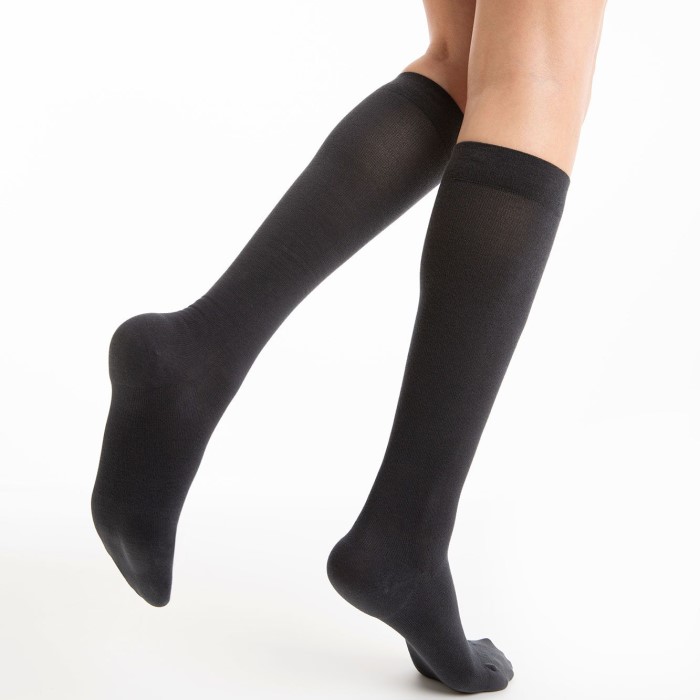 COTTON SOCKS - Dokolenice Unisex 140 DEN (18-22 mmHg)