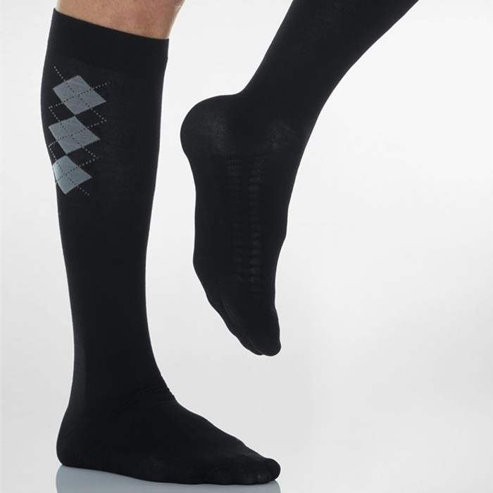 COTTON SOCKS - Dokolenice za muškarce sa masažom stopala 140 DEN (18-22 mmHg) British