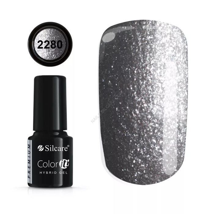 Color IT Premium Silver Trajni gel lak za nokte UV/LED 5902560516364 | SILCARE | KOZMO