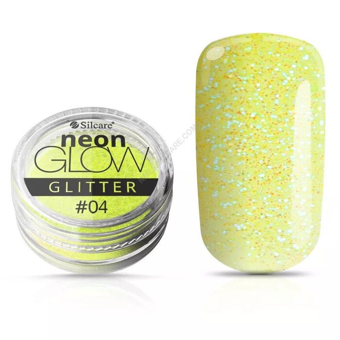 Brokat Neon Glow 4 za nokte 3g 5902232124972| SILCARE COSMETICS | Kozmo