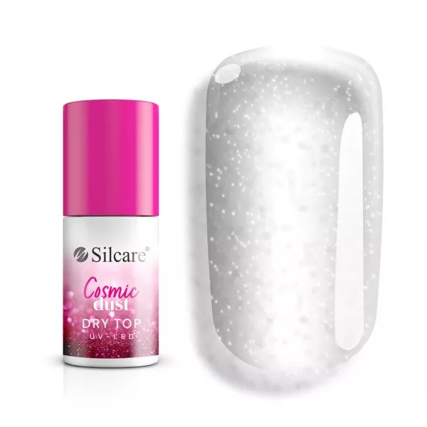 Brzosušeći završni sjaj za nokte Cosmic Dust 6.5g 5902560547856 ⏐ Silcare ⏐ Kozmo.rs 