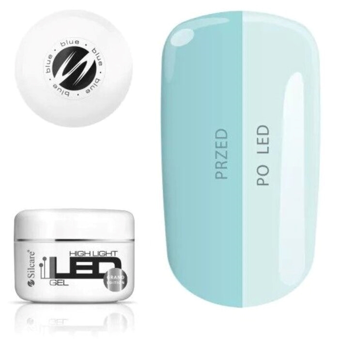 High Light LED Gel Blue za nokte 100g 5902560533613| SILCARE COSMETICS | Kozmo