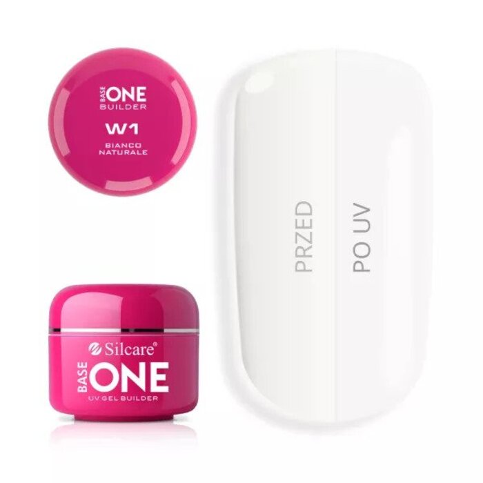 Gel baza za nokte One Bianco Naturale W1 5g 5902560555240 ⏐ Silcare ⏐ Kozmo.rs