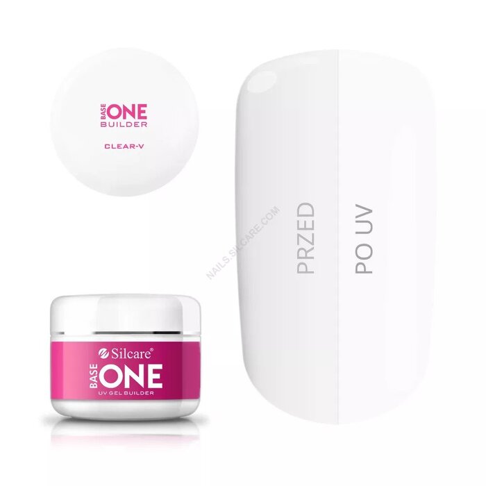 Gel baza za nokte One Clear 100g 5902560554069 ⏐ Silcare ⏐ Kozmo.rs