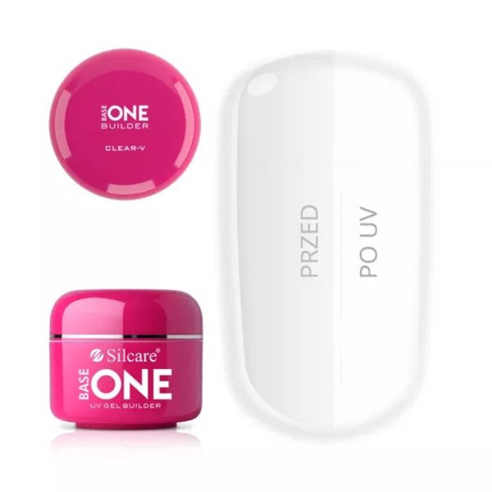 Gel baza za nokte One Clear V 50g 5902560554342 ⏐ Silcare ⏐ Kozmo.rs