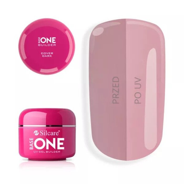 Gel baza za nokte One Cover Dark 30g 5902560555165 ⏐ Silcare ⏐ Kozmo.rs