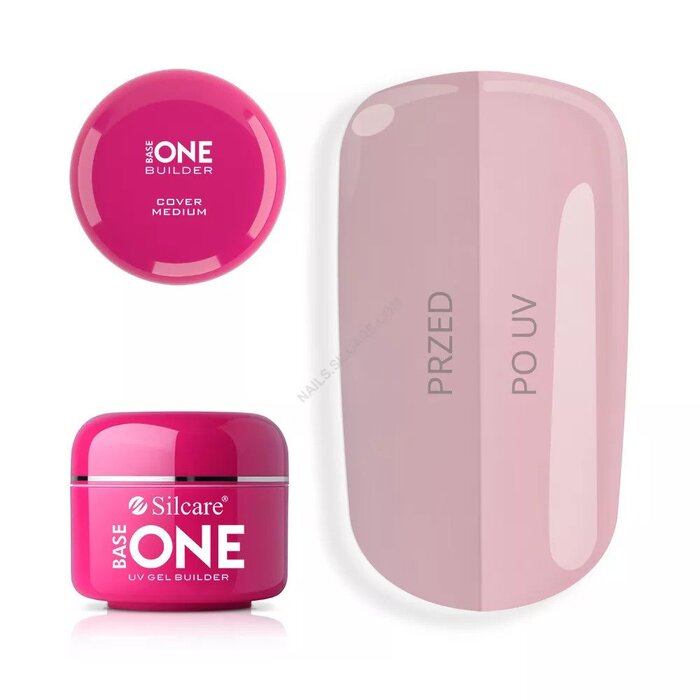 Gel baza za nokte One Cover Medium 50g 5902560554328 ⏐ Silcare ⏐ Kozmo.rs