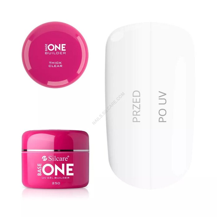 Gel baza za nokte One Thick Clear 250g 5902560555578 ⏐ Silcare ⏐ Kozmo.rs