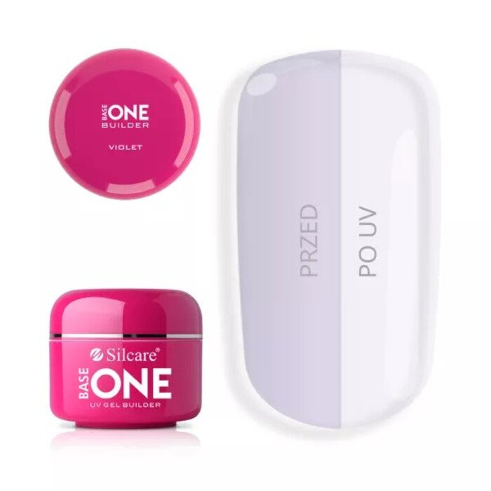 Gel baza za nokte One Violet 15g 5902560554205 ⏐ Silcare ⏐ Kozmo.rs