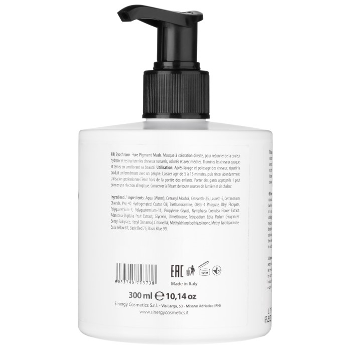 Sinergy Cosmetics Byokrome Maska za toniranje kose bez amonijaka GOLD 300ml 8033745723738 | SINERGY COSMETICS | KOZMO