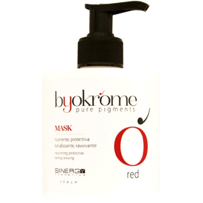 Sinergy Cosmetics Byokrome Maska za toniranje kose bez amonijaka RED 300ml 8033745723721 | SINERGY COSMETICS | KOZMO