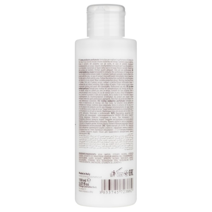  Sinergy ZEN Hidrogen za kosu sa keratinom 9% (30vol.) 150 ml 8033745723882 | SINERGY COSMETICS | KOZMO