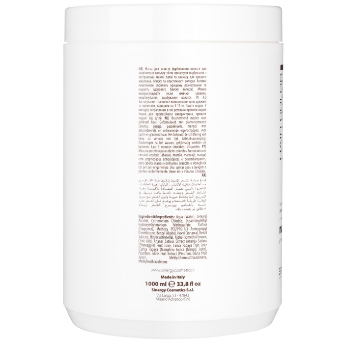 Sinergy ZEN Maska za zaštitu farbane kose od gubitka boje 1000ml 8033745723950 | SINERGY COSMETICS | KOZMO