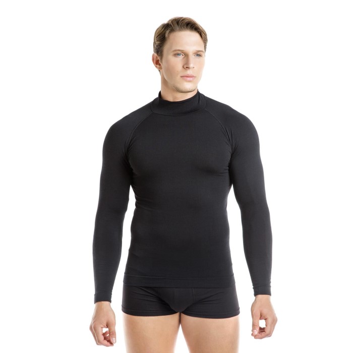 Muška termo majica za spavanje dugih rukava od Dryarn vlakana i merino vune - Polurolka 3030 150g ⏐ Thermal Zero ⏐ Kozmo.rs