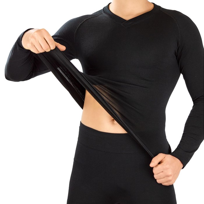 Muška termo majica za spavanje dugih rukava od Dryarn vlakana i merino vune 3020 150g ⏐ Thermal Zero ⏐ Kozmo.rs