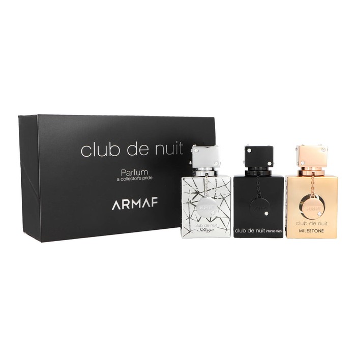 Set Armaf Club de Nuit Black Edp 3x30ml: Sillage + Milestone + Intense Man | 6294015148350 | Kozmo