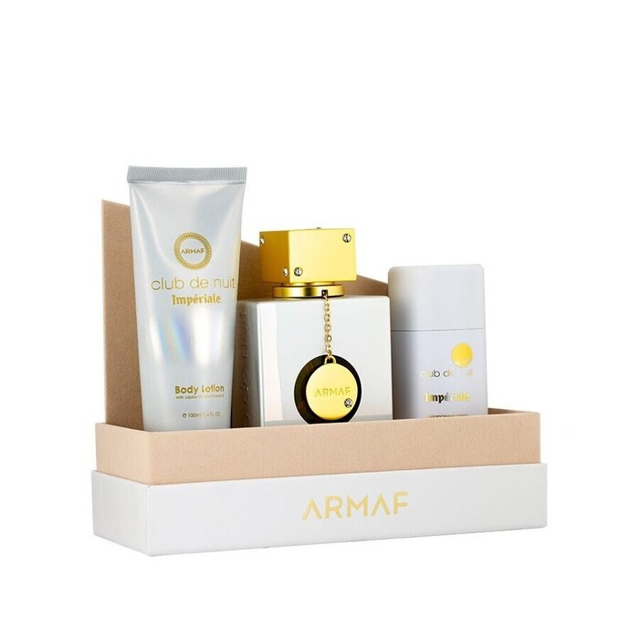 Set Armaf Club de Nuit White Imperiale Edp 105ml + Deostick 75g + Body Lotion 100ml | 6294015175295 | Kozmo