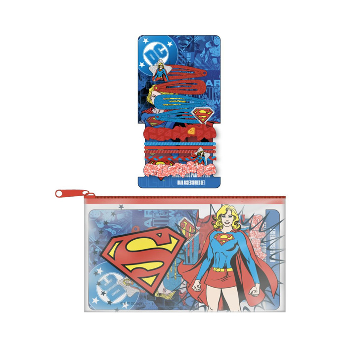 DC Supergirl set aksesoara za kosu  - Kozmo - 8445484595208