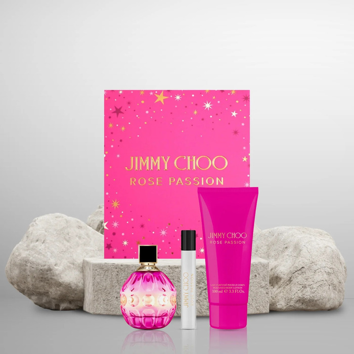 Jimmy Choo Rose Passion ženski set - parfem Edp 100ml, losion za telo 10ml, parfem Edp 7,5ml | Jimmy Choo | Kozmo - 3386460127066