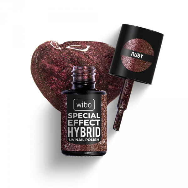 Lak sa specijalnim hibridnim efektom WIBO Real Hybrid Nail Polish - No.4 | Kozmo